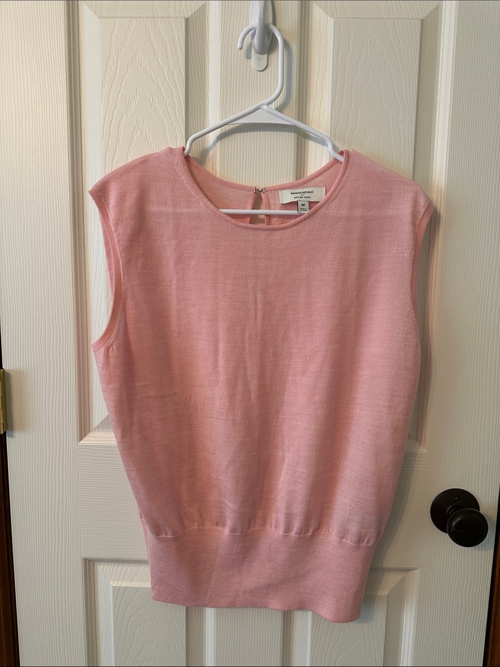 Banana Republic Light Pink Knit Tank Top